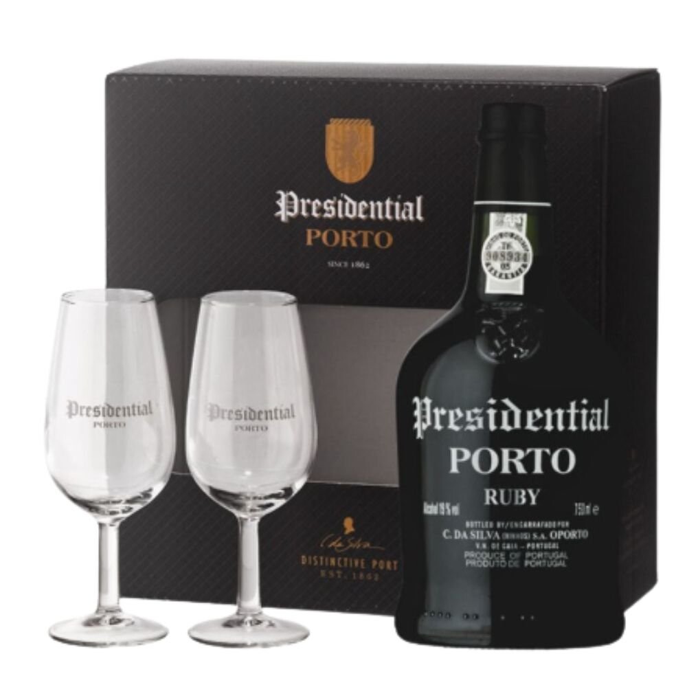 Presidental Porto Ruby + sklo Porto 0,7l 19% GB