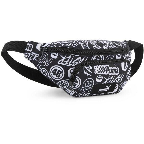 Puma ACADEMY AOP WAIST BAG Ledvinka, černá, velikost
