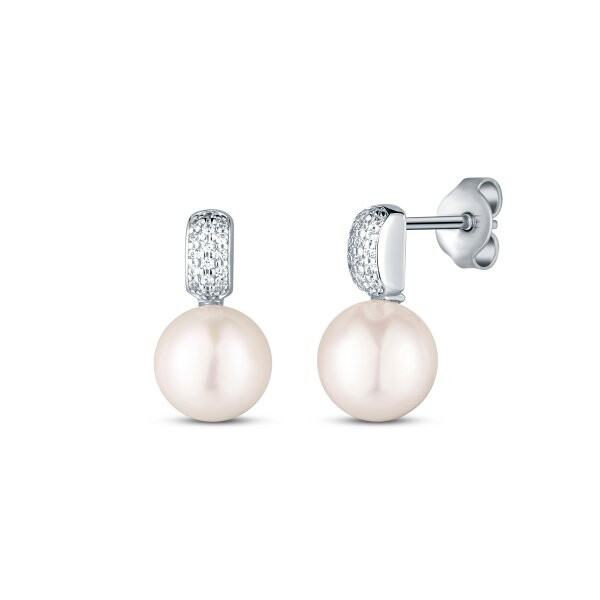 Náušnice s perlou 335-288-711036 3.05g