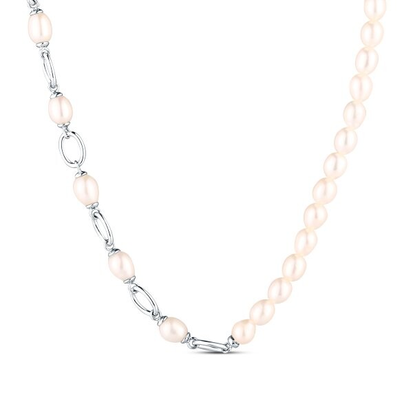 Náhrdelník se syntetickou perlou 15.75g