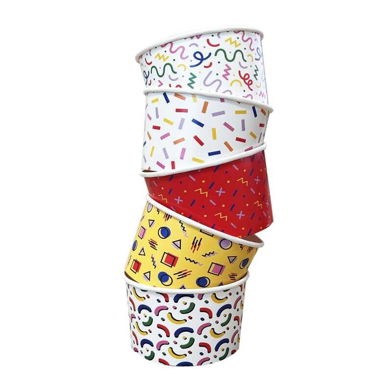 Kram Kelímek na zmrzlinu Memphis mix 130ml 25ks