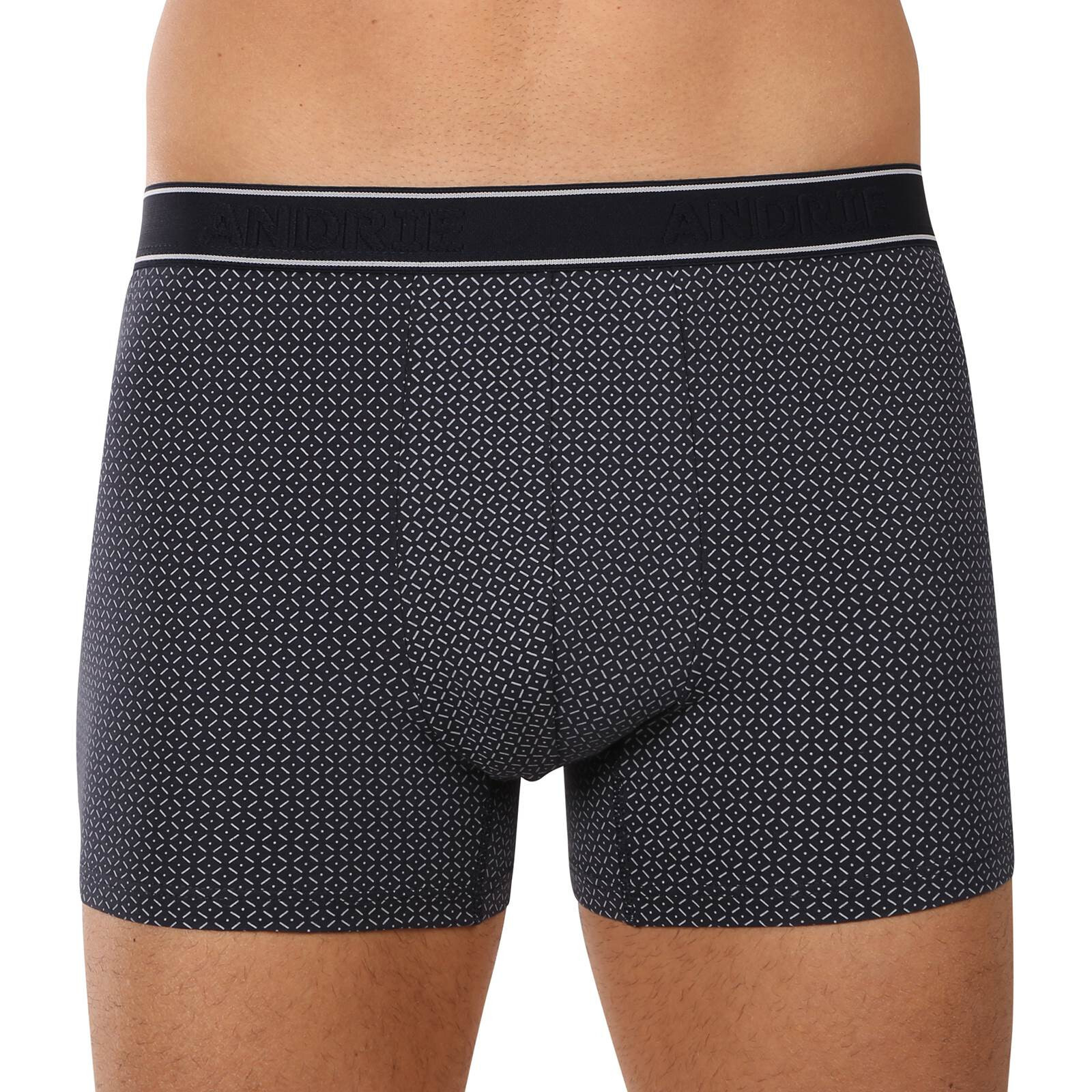 Pánské boxerky Andrie vícebarevné (PS 5790-black) L, trenky / trenýrky