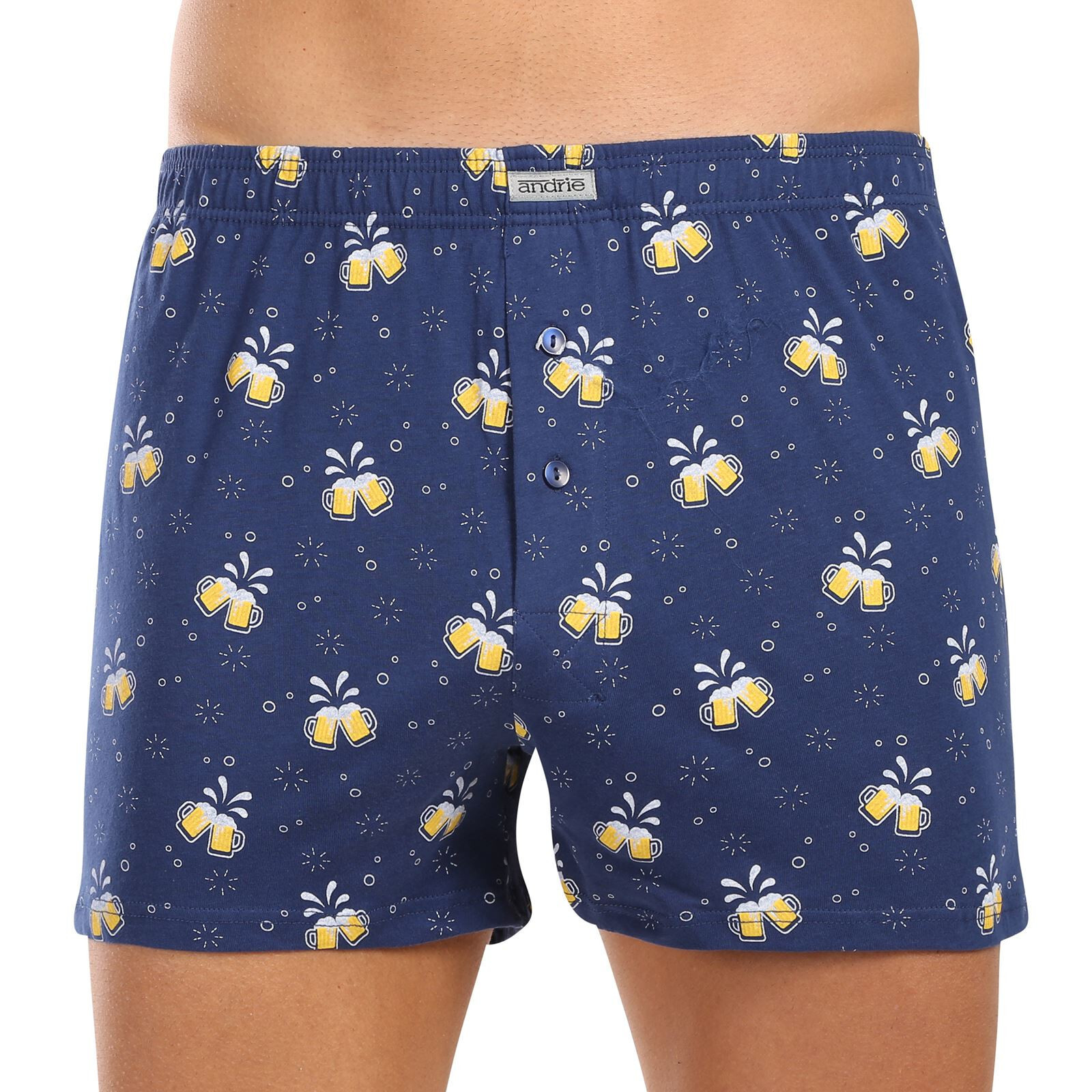 Pánské trenky Andrie modré (PS 5754 blue) XXL, trenýrky