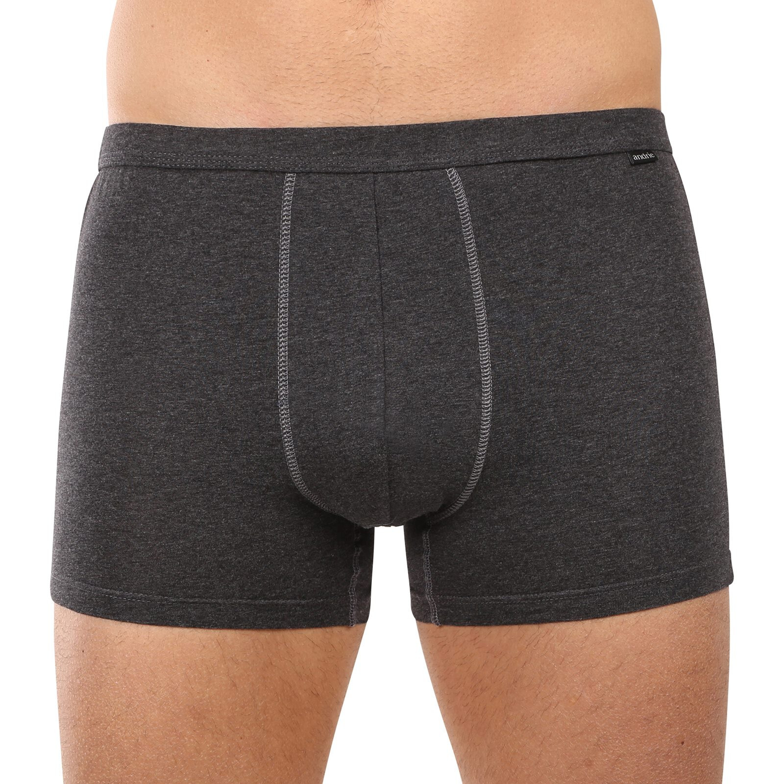 Pánské boxerky Andrie šedé (PS 5871) XL, trenky / trenýrky