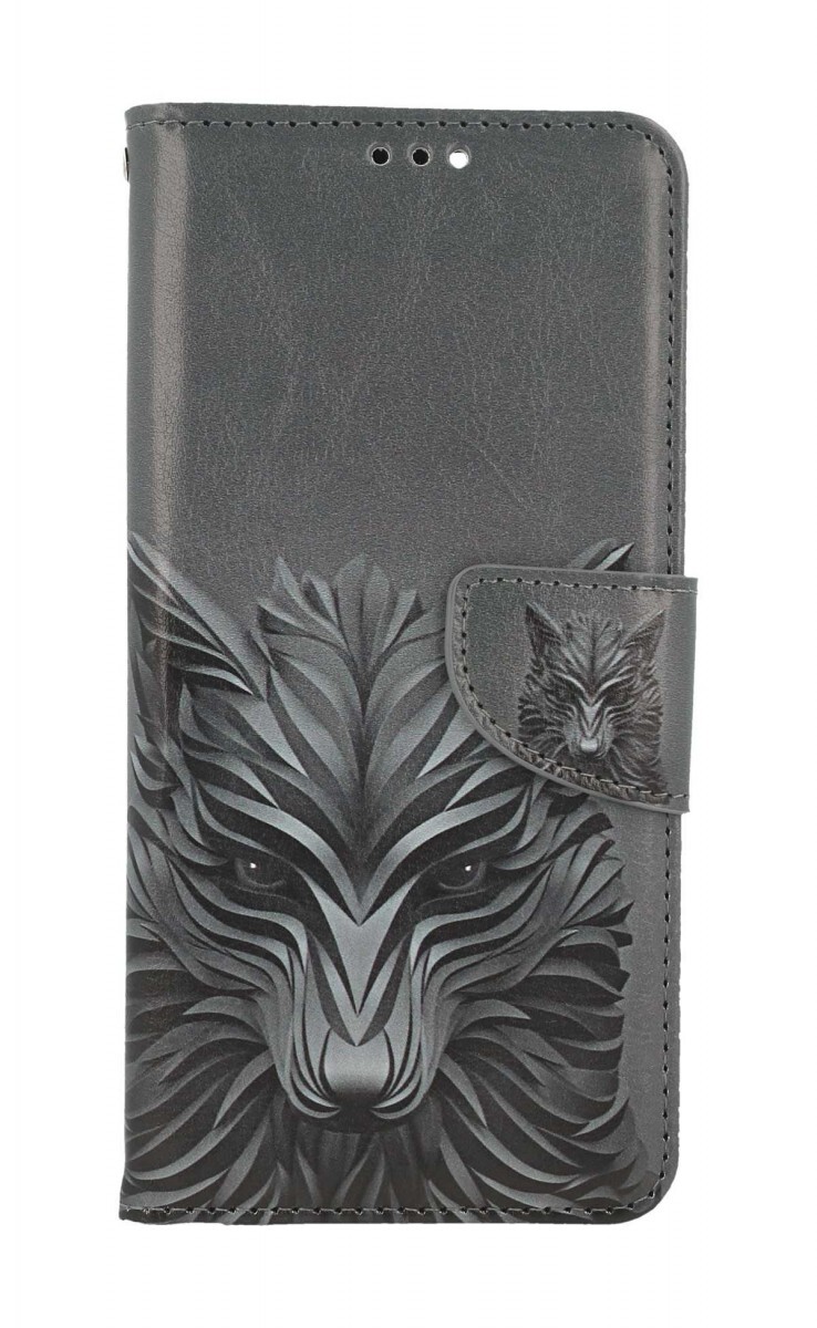Pouzdro TopQ Motorola Edge 60 Fusion knížkové Vlk 140078