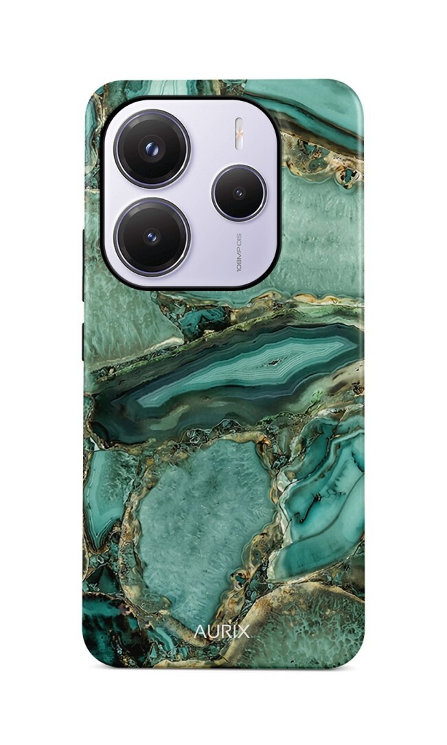 Kryt AURIX Xiaomi Redmi Note 14 5G pevný Emerald Glow 136499