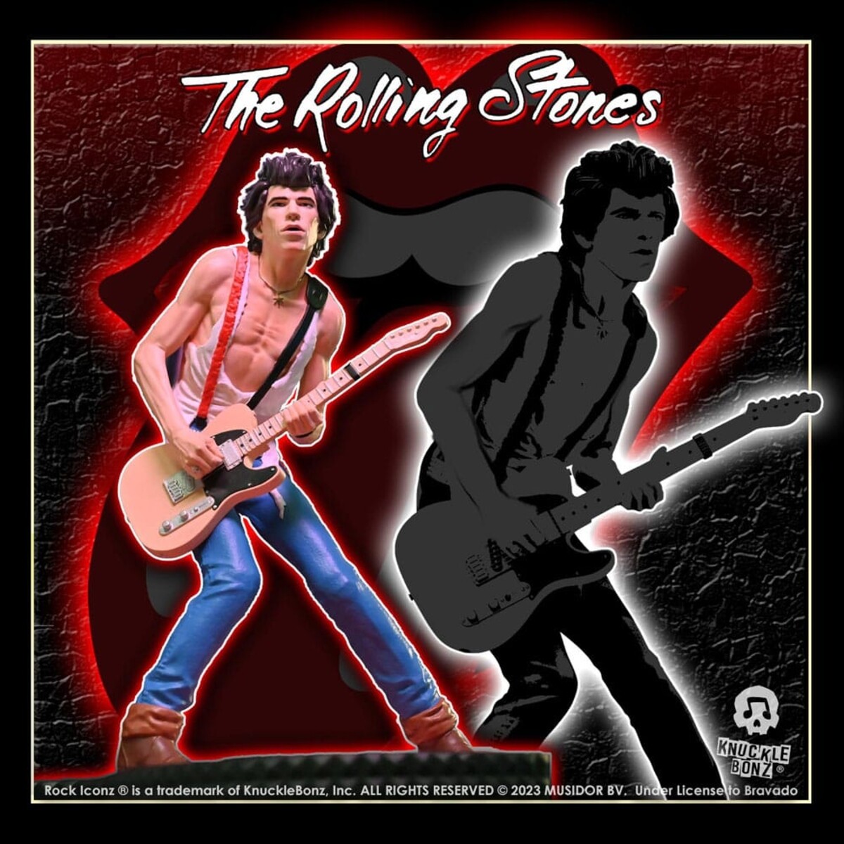 figurka The Rolling Stones - Rock Iconz - Keith Richards - Tattoo You Tour 1981