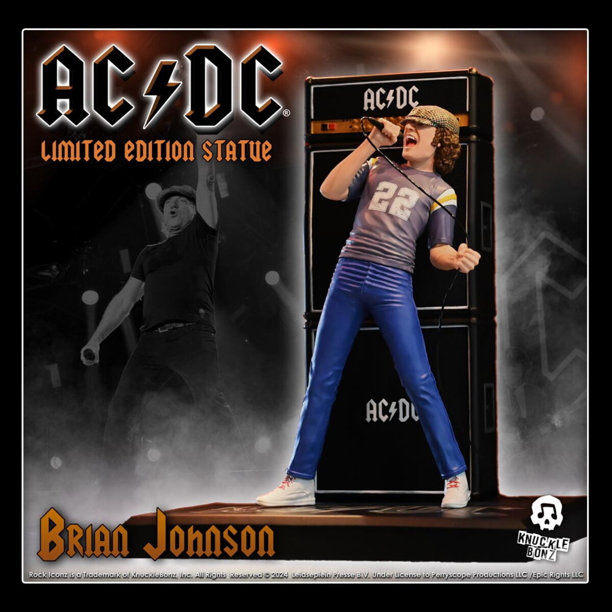 figurka AC/DC - Rock Iconz - Brian Johnson