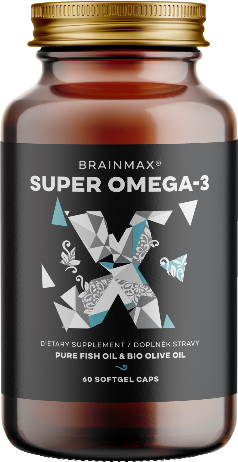 BrainMax Super Omega-3, 60 softgel kapslí