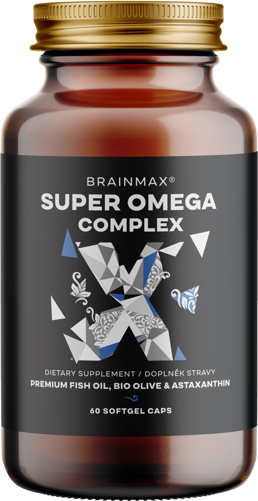BrainMax Super Omega Complex, 60 softgel kapslí
