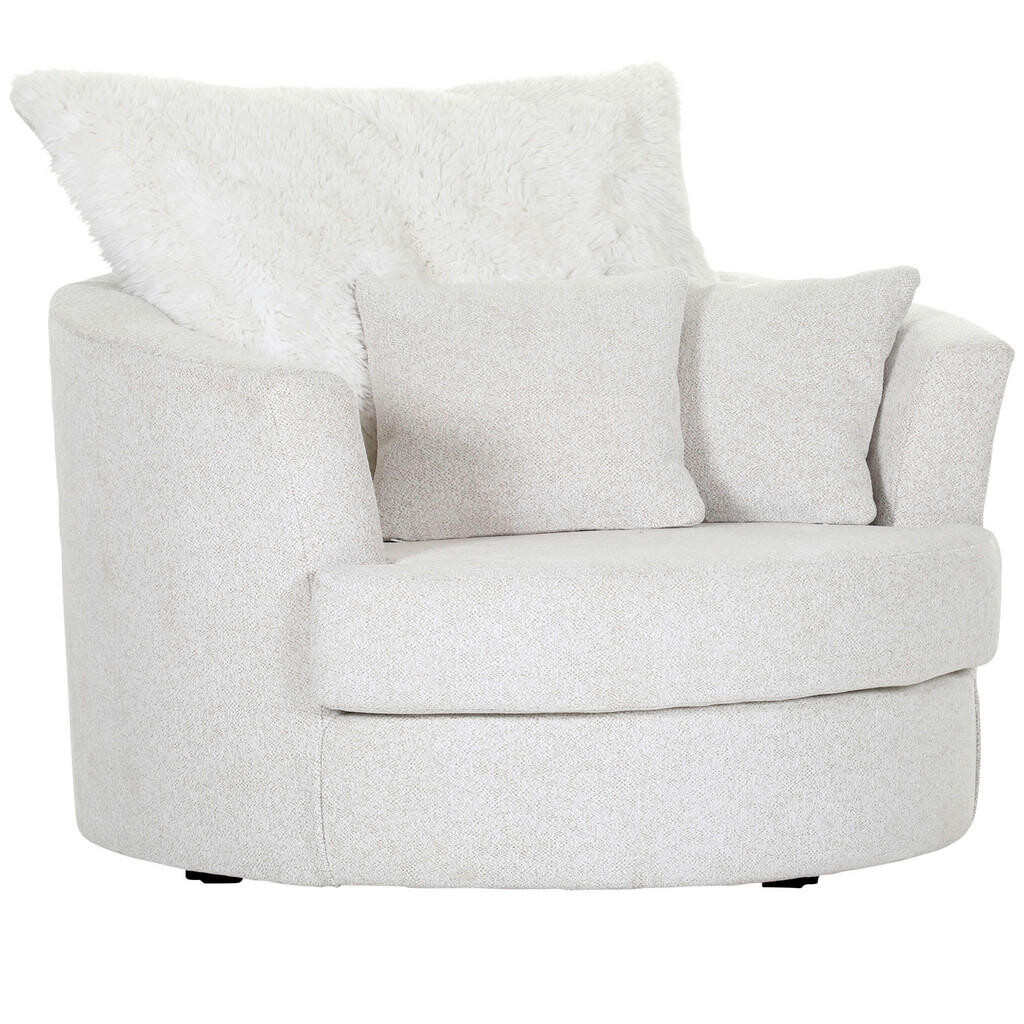 Carryhome KŘESLO, textil, bílá