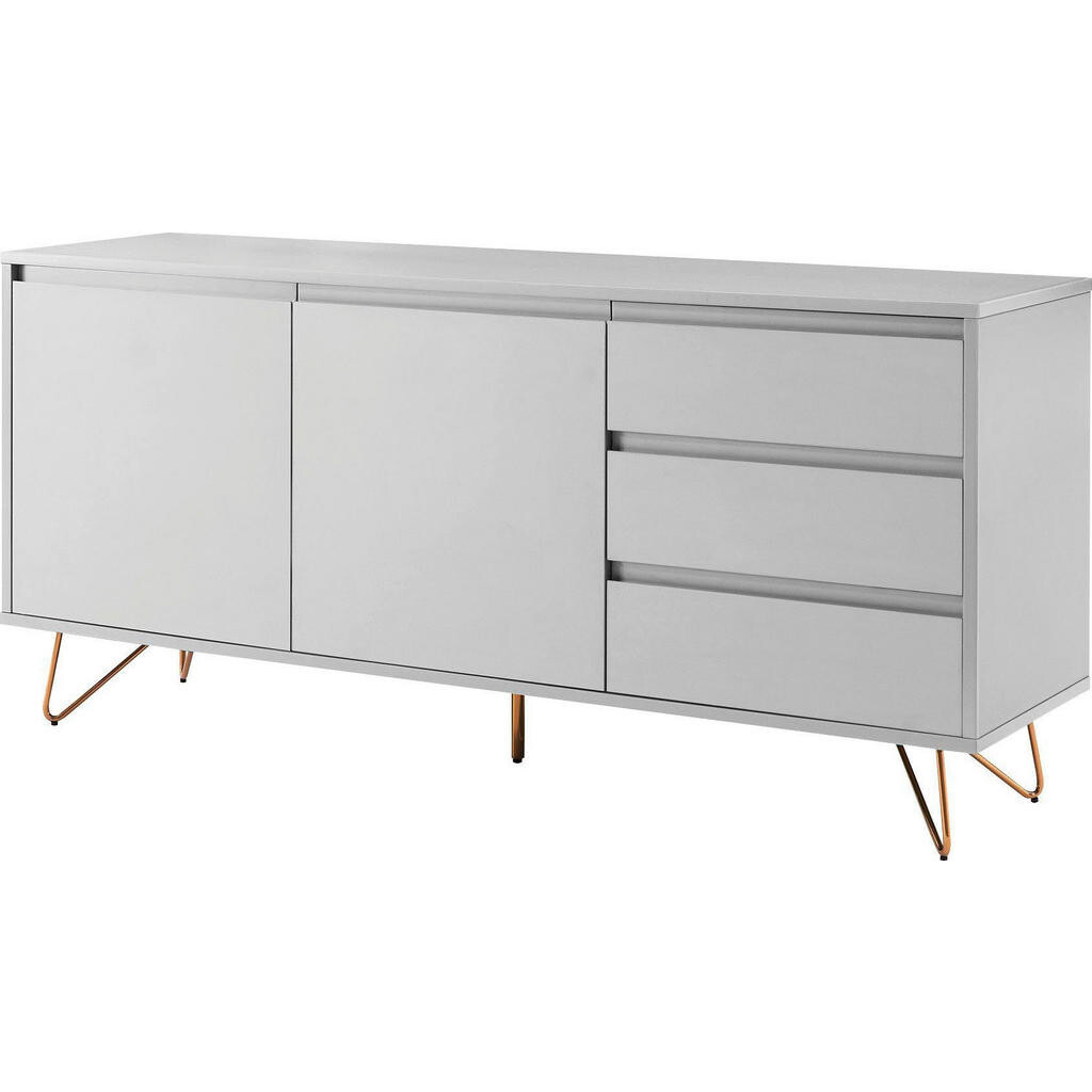 Livetastic ŠIROKÁ KOMODA, bílá, 150/70/40 cm