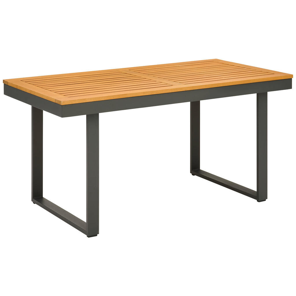 Amatio ZAHRADNÍ STŮL, dřevo, kov, 140/68/70 cm