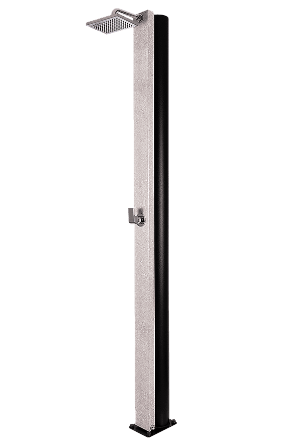 Hanscraft Solární sprcha ATLAS GARDEN ŽULA (antracit / imitace kamene)