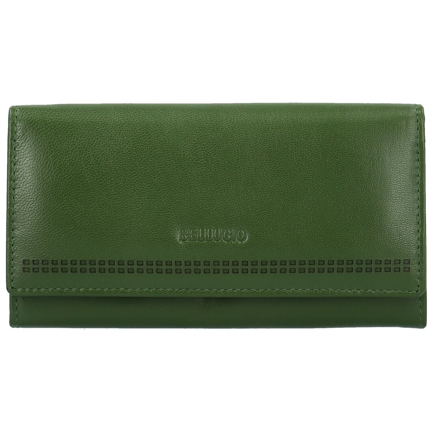 Dámská kožená peněženka zelená - Bellugio Valerie zelená