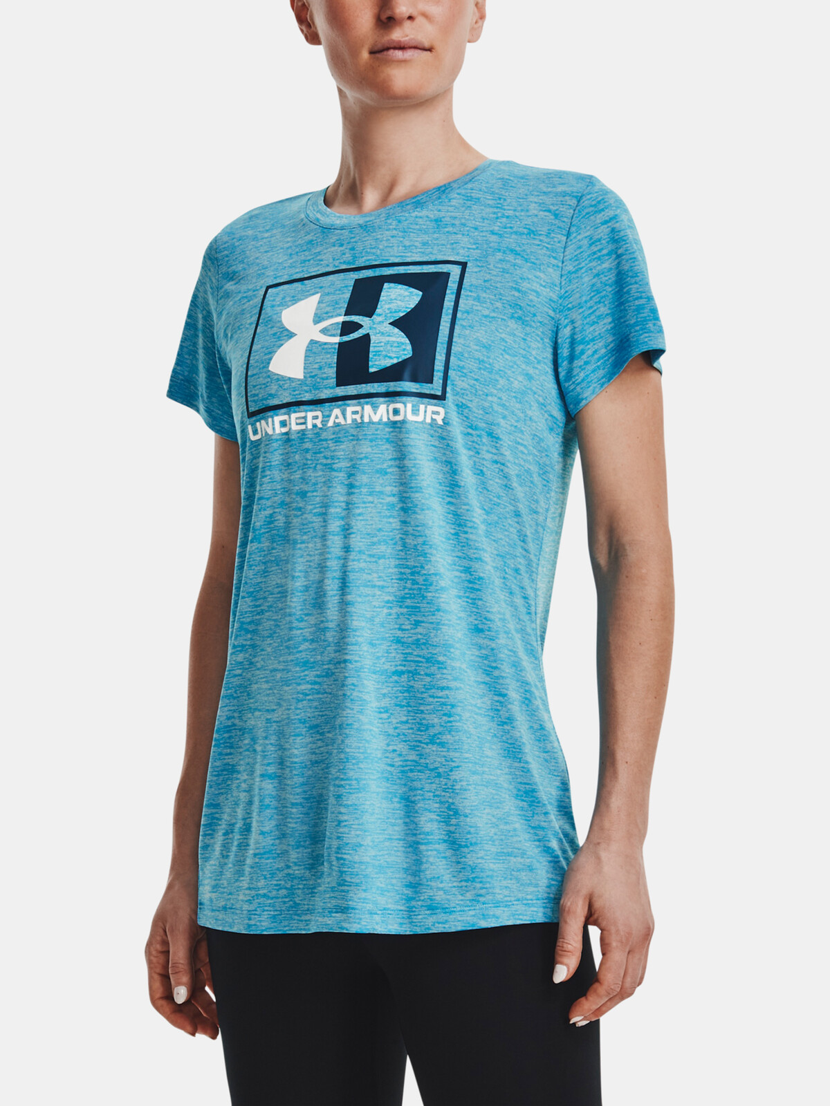 Under Armour Tričko Tech Twist Box LU SSC-BLU - Dámské