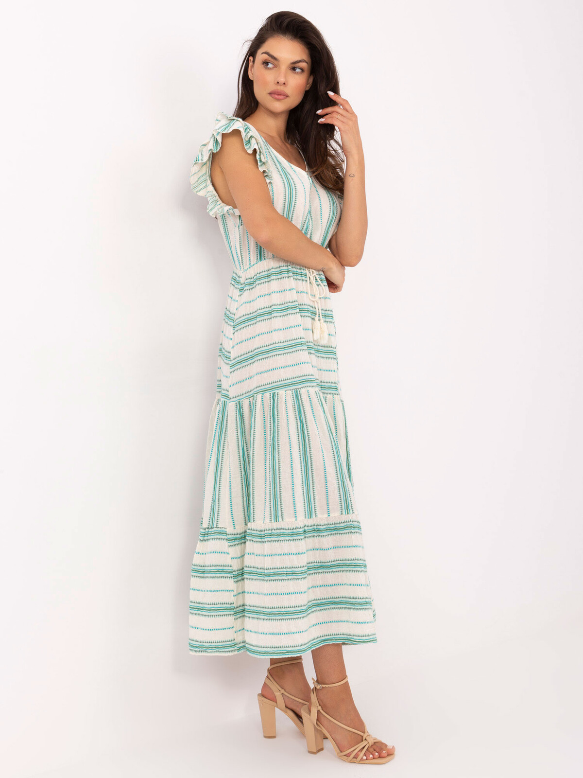 Dress-TW-SK-BI-28760.97-white-green