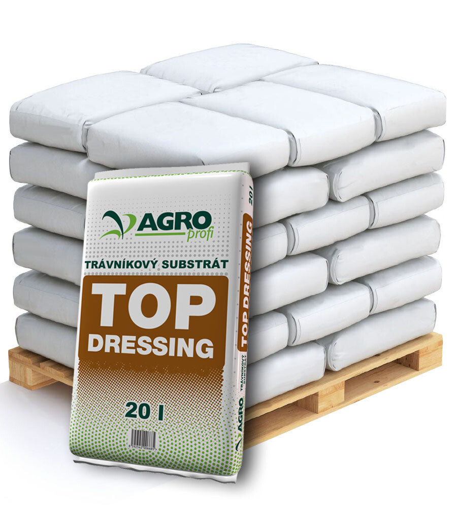 AGRO CS PROFI Trávníkový substrát Top dressing Paleta 48 x 20 l