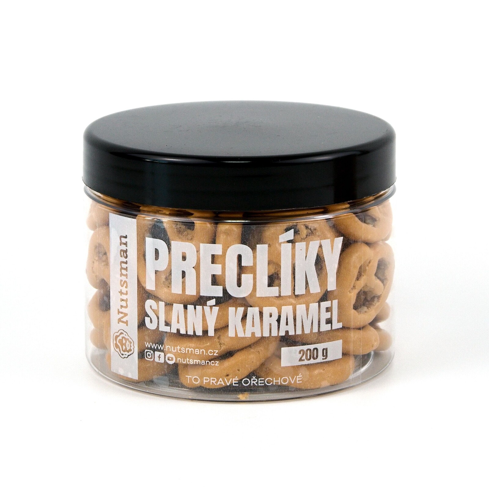 NUTSMAN Preclíky slaný karamel 200 g
