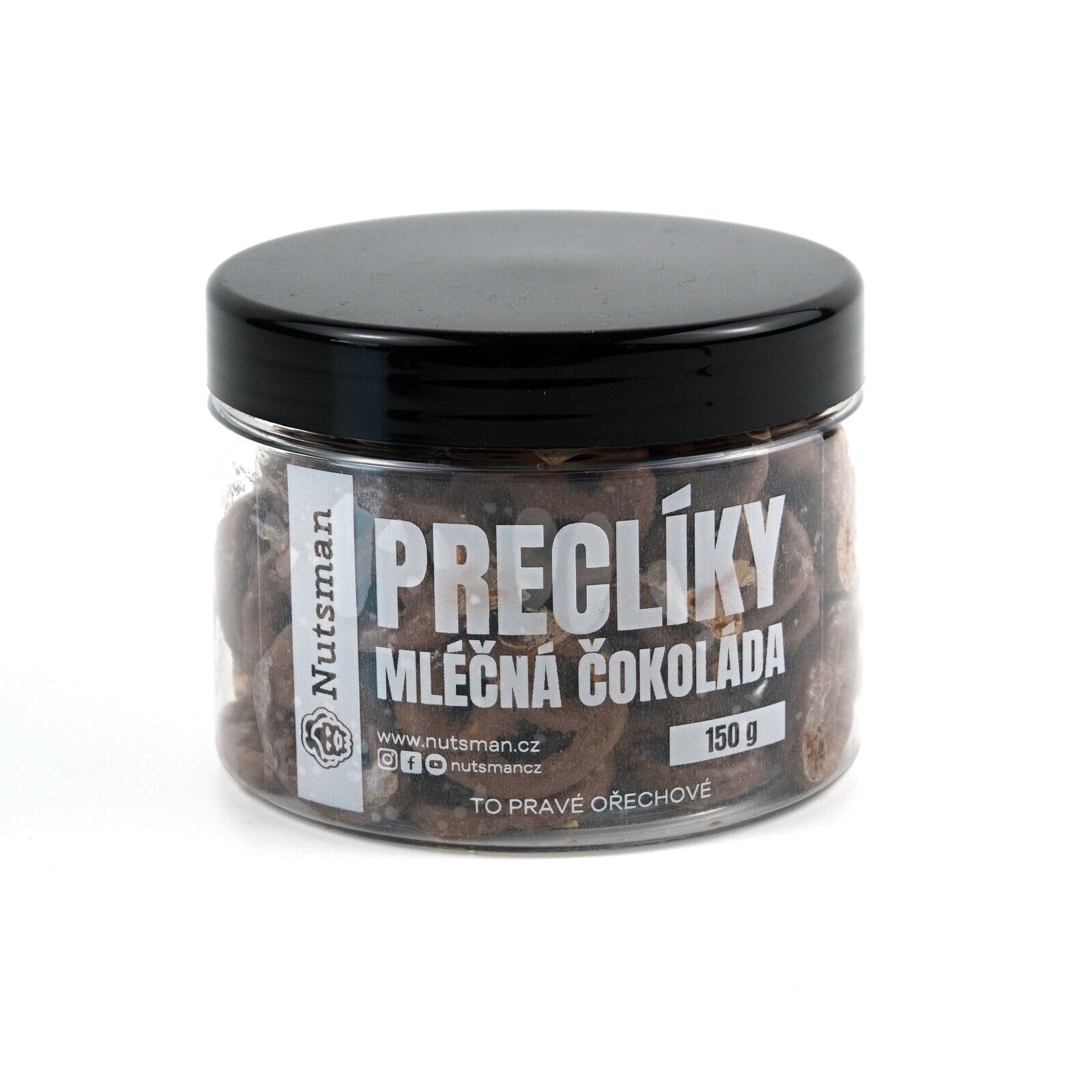 NUTSMAN Preclíky mléčná čokoláda 150 g