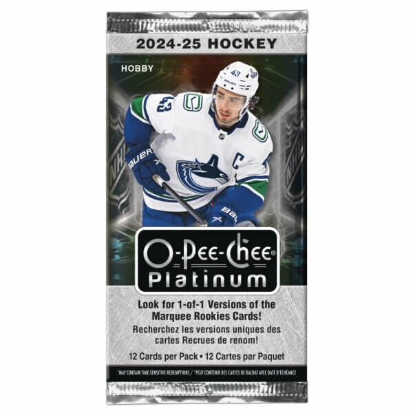 2024-2025 NHL UD O-Pee-Chee Platinum Hobby Balíček - hokejové karty