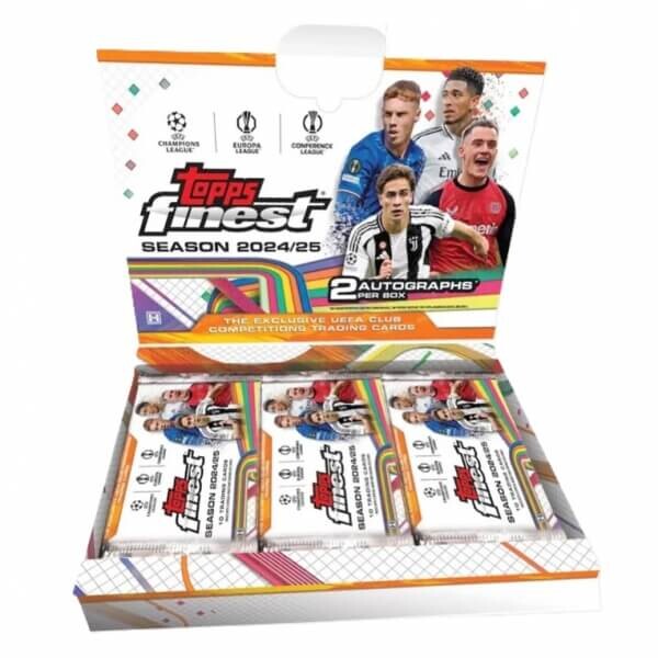 2024-25 Topps Finest UEFA Club Competitions Hobby Box