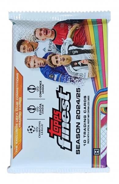 2024-25 Topps Finest UEFA Club Competitions Hobby Balíček