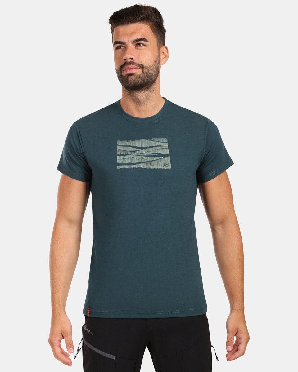 Pánské funkční tričko kilpi dixie-m tmavě zelená 3xl