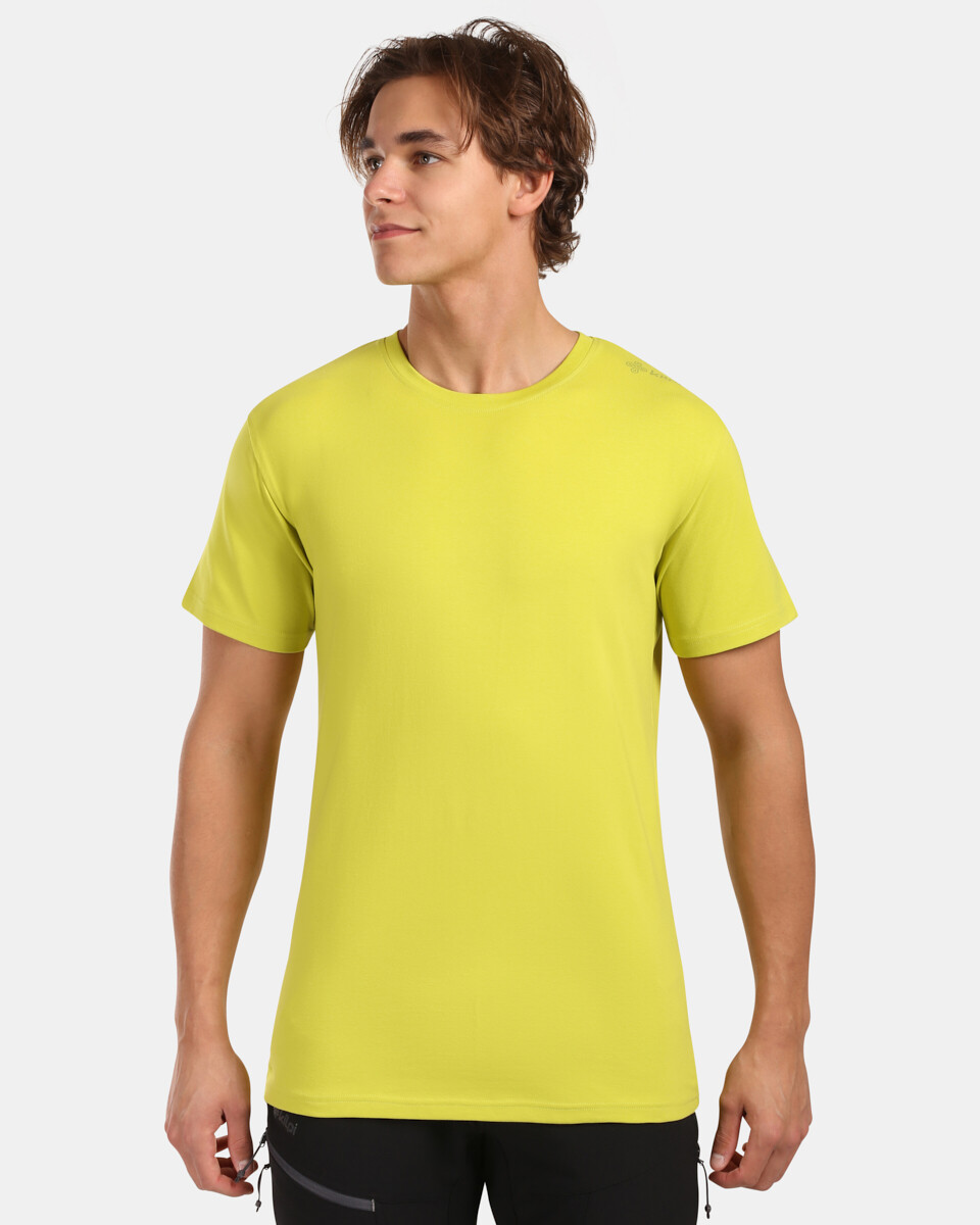Pánské bavlněné tričko kilpi promo-m světle zelená 3xl