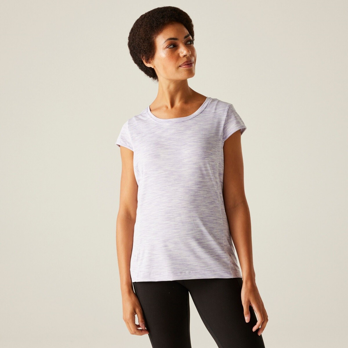 Dámské funkční tričko regatta hyperdimension ii světle fialová 36