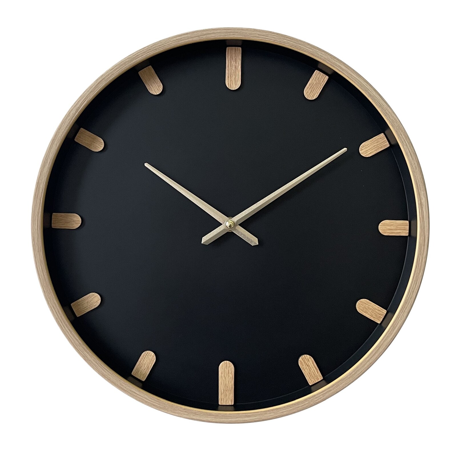 Nástěnné hodiny ANKER černá Ø 35 cm Mybesthome