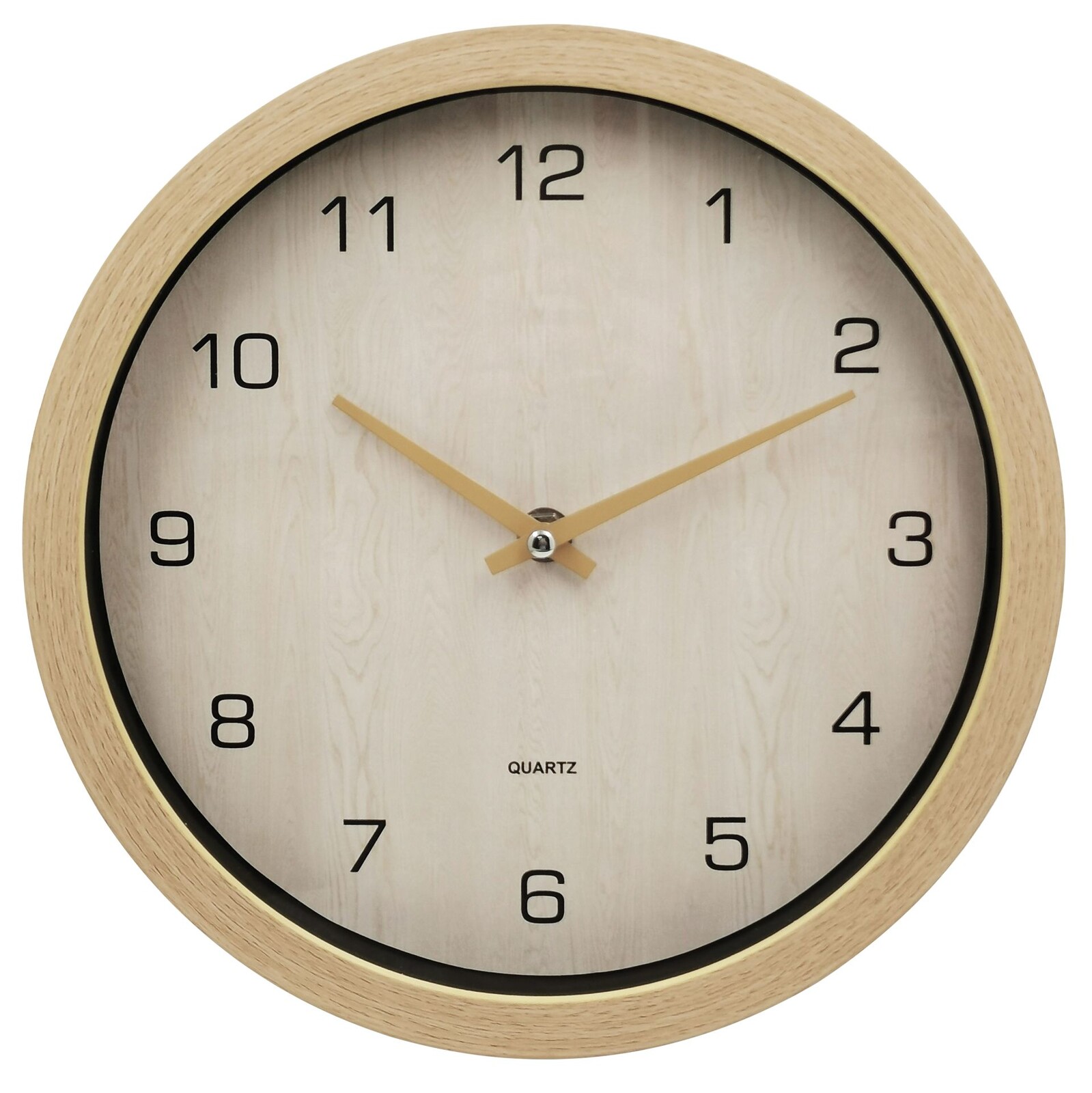 Nástěnné hodiny BODO béžová Ø 26 cm Mybesthome