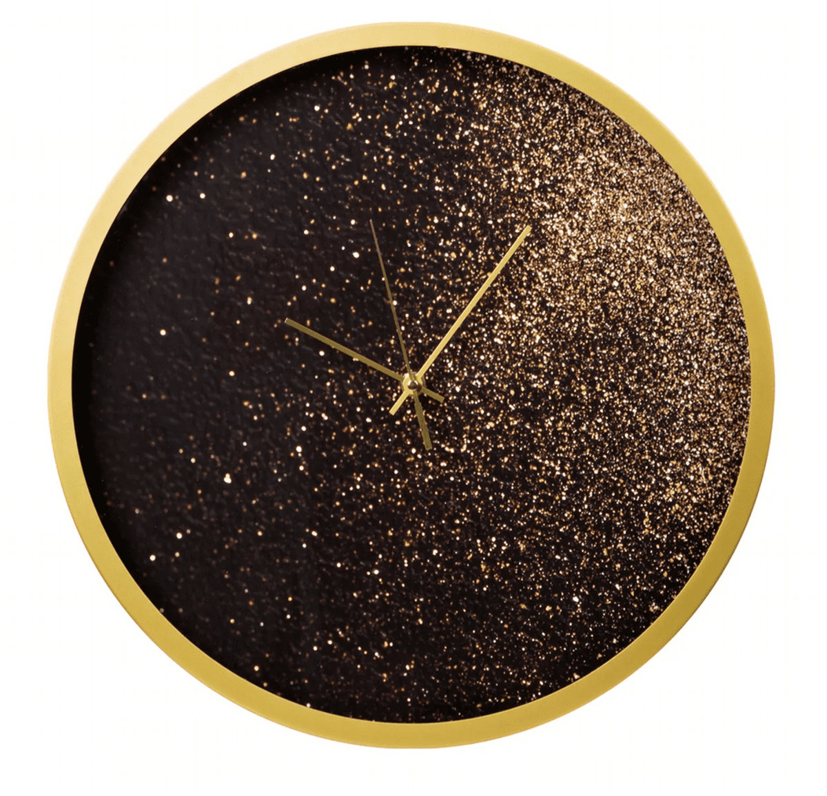 Nástěnné hodiny BROCATE černá Ø 60 cm Mybesthome