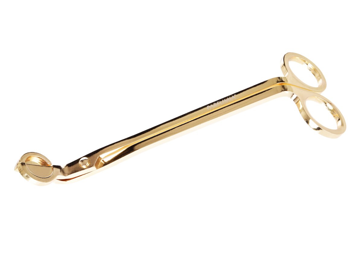 PARFUMIA® | Zlaté nůžky na knot | 18 cm | nerez ocel