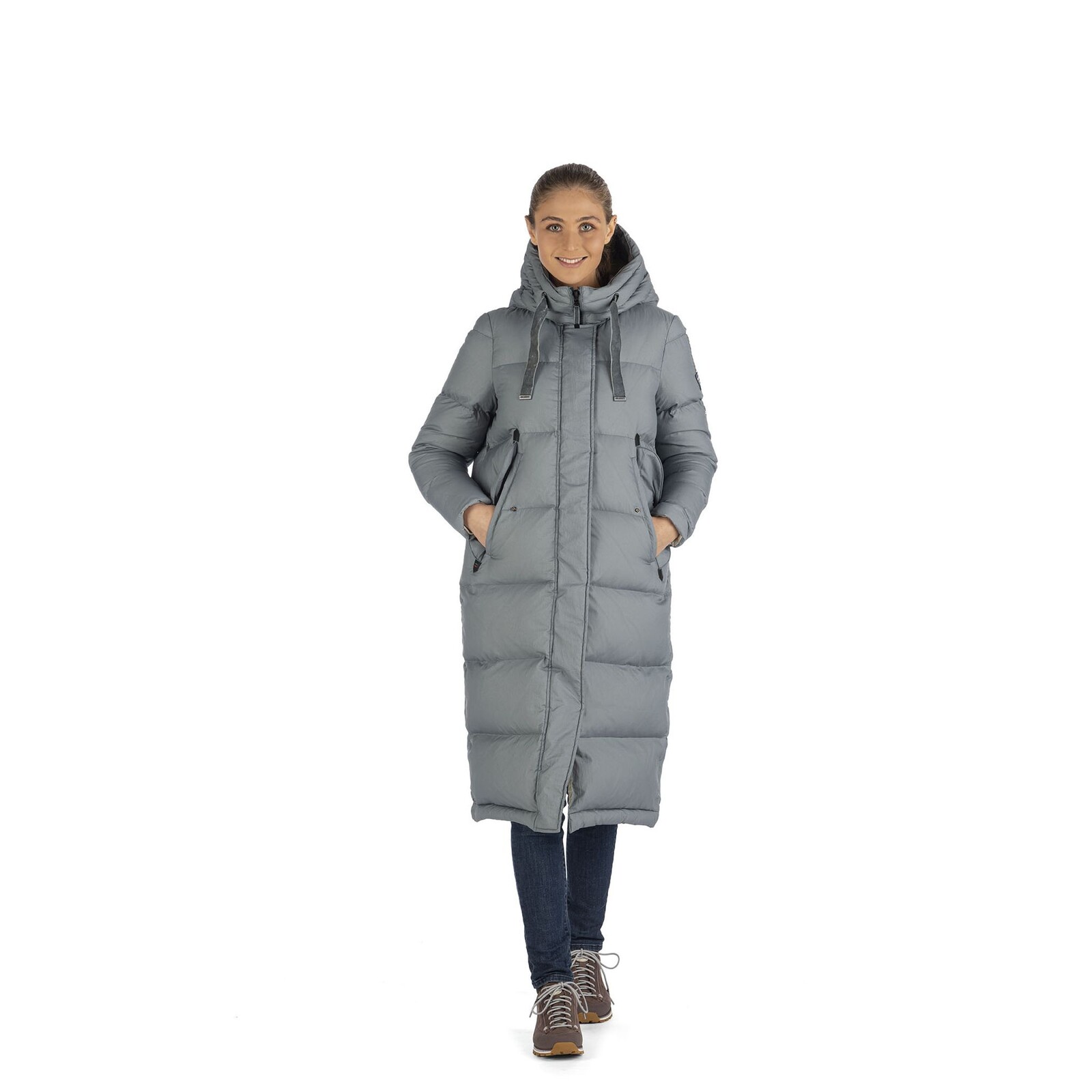 DOLOMITE Coat W's 76 Fitzroy Winter Blue/Willow White velikost: XL