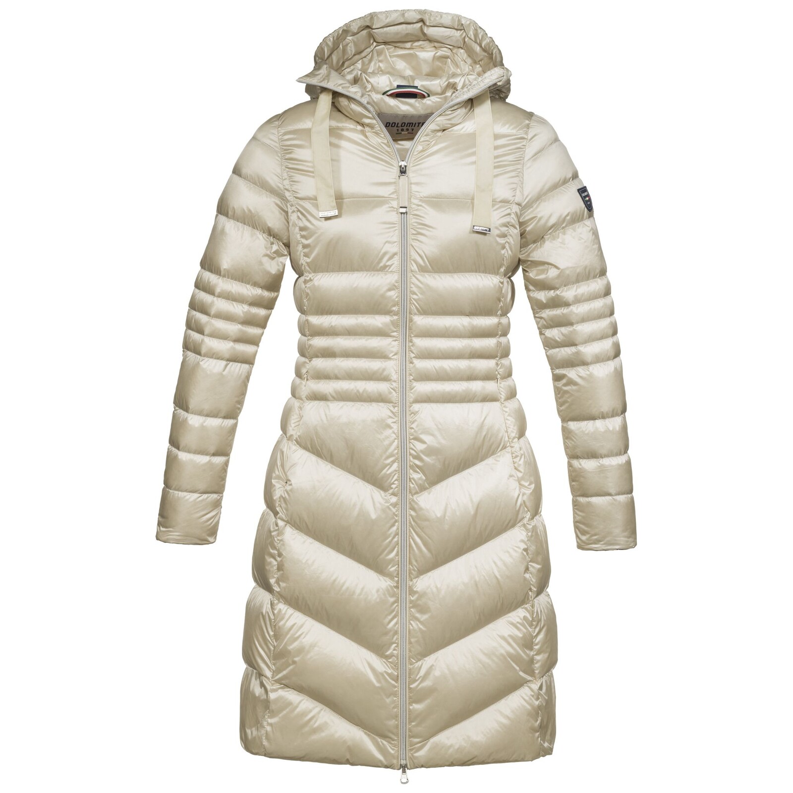 DOLOMITE Parka W's Corvara Satin Willow White XS velikost: XS