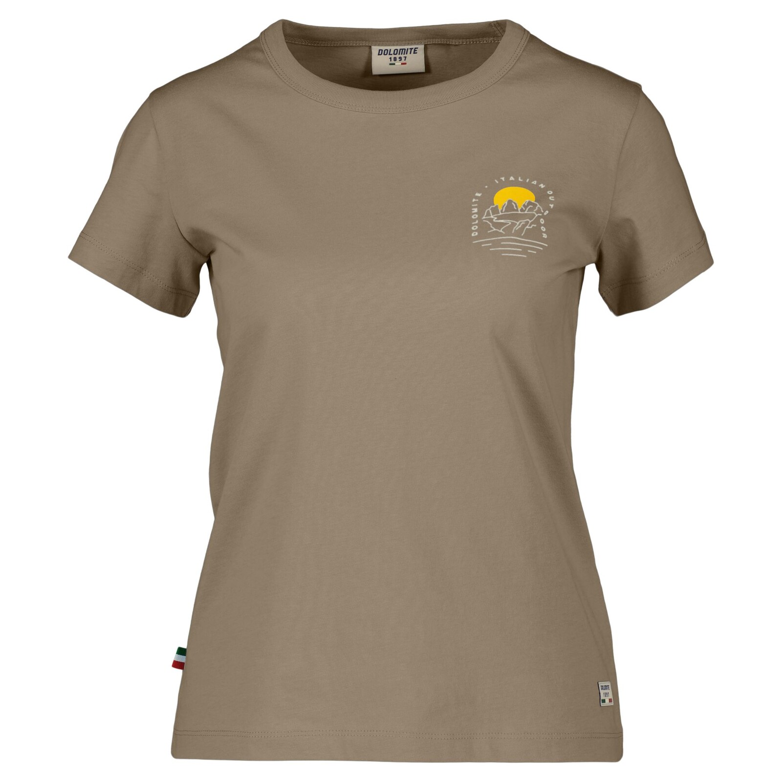 DOLOMITE Tee W's Strenta G3 SS Gallo Brown (vzorek) velikost: S