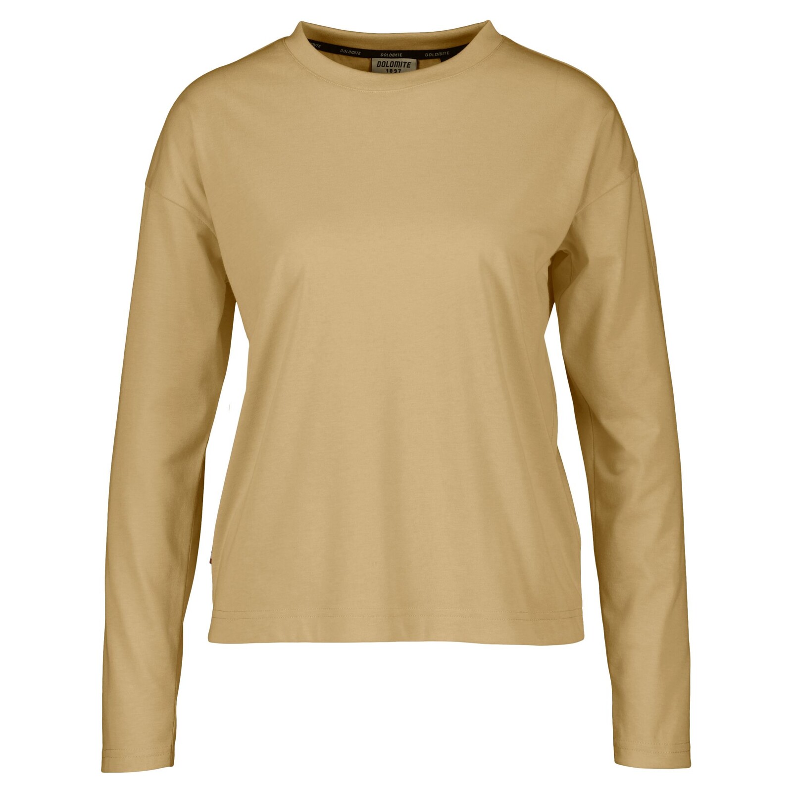 DOLOMITE Tee W's Latemar DRI LS Mocha Brown (vzorek) velikost: S