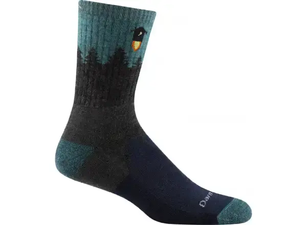 Darn Tough Number 2 Micro Crew Midweight Cushion pánské ponožky Gray vel. L (EU 43-45,5)