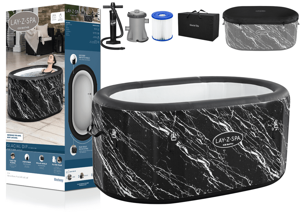 mamido Nafukovací ledová lázeň 152 x 92 x 71 cm Bestway 6002Q