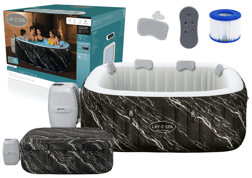 mamido Nafukovací lázně SPA Hollywood 180 x 66 cm Bestway 6001F