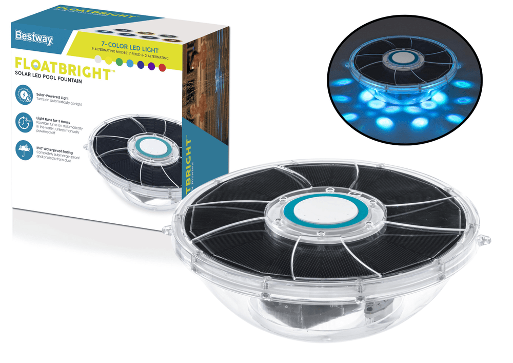 mamido Solární LED fontána do bazénu Bestway 58849