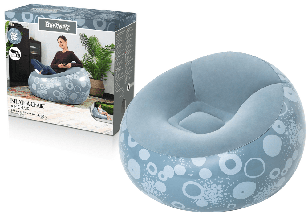 mamido Nafukovací křeslo Bestway 75052 modré