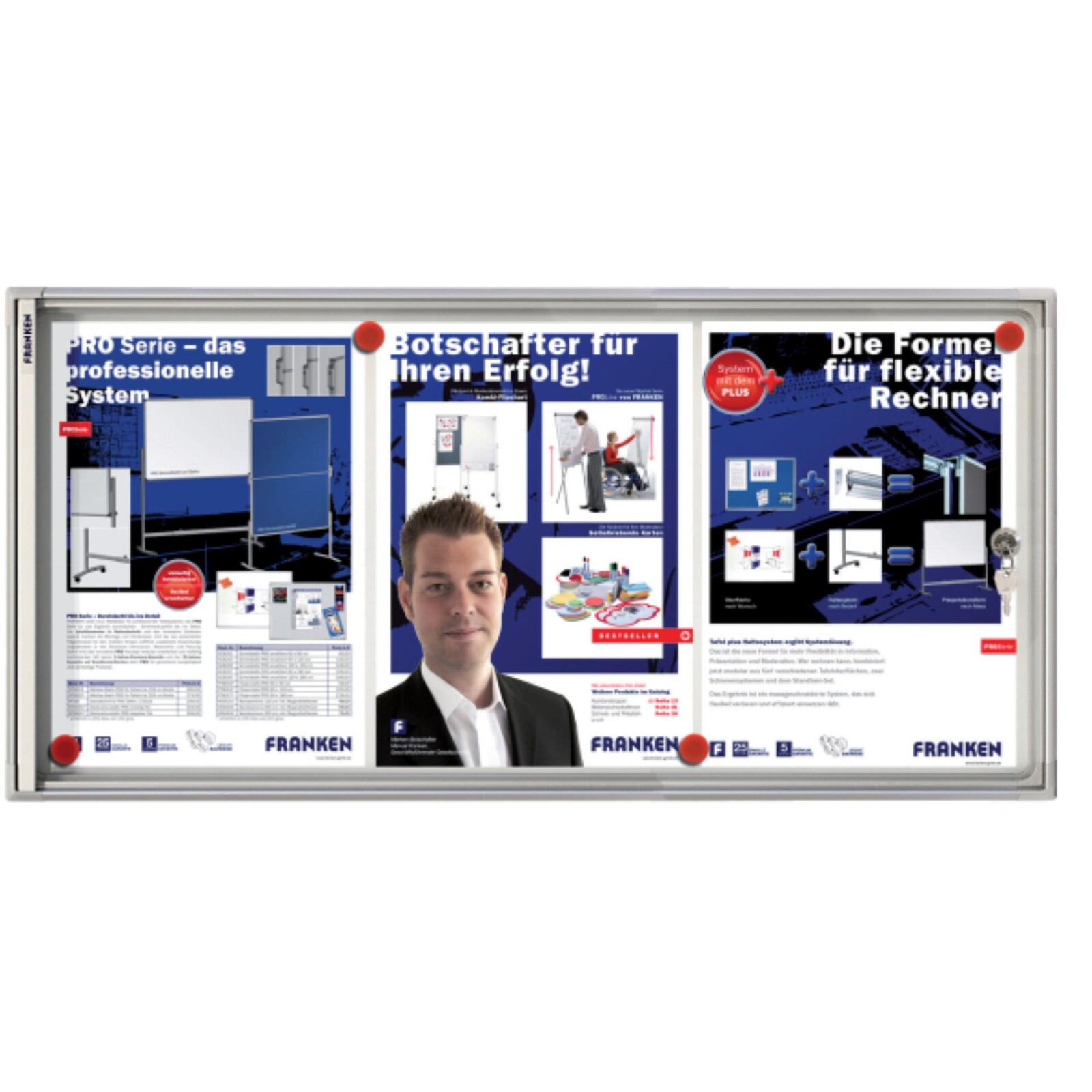 Magnetická vitrína Franken- 3 x A4