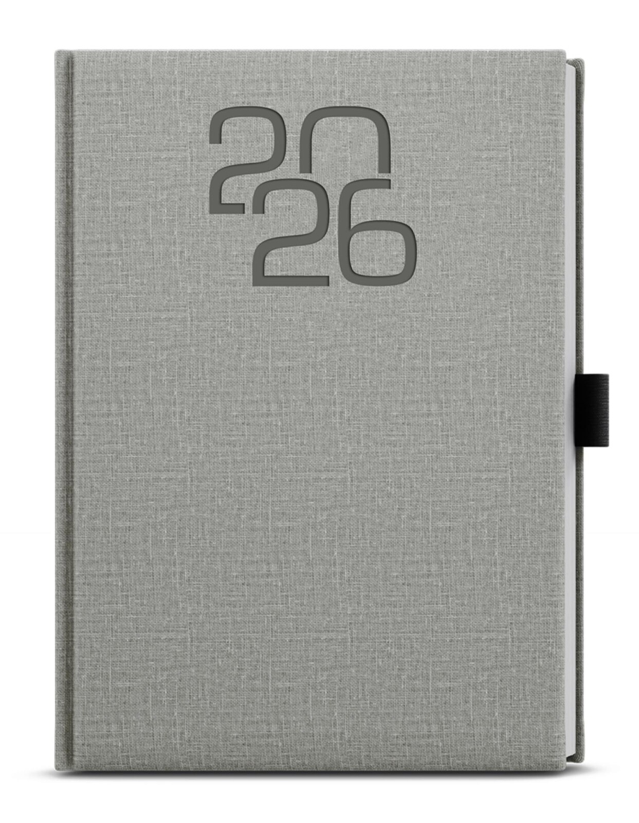 Denní diář 2025 Fabric - A5, šedý