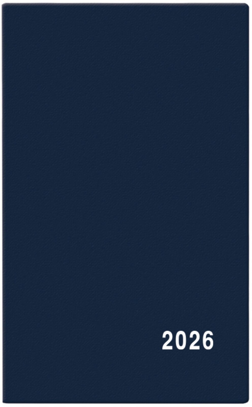 Týdenní kapesní diář 2025 - PVC, modrý
