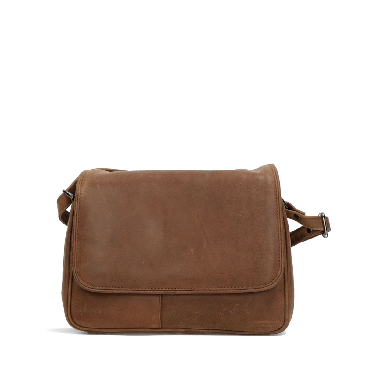 Mercucio dámská kožená kabelka - hnědá - One size