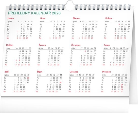 Malebná zákoutí 2026 - stolní kalendář