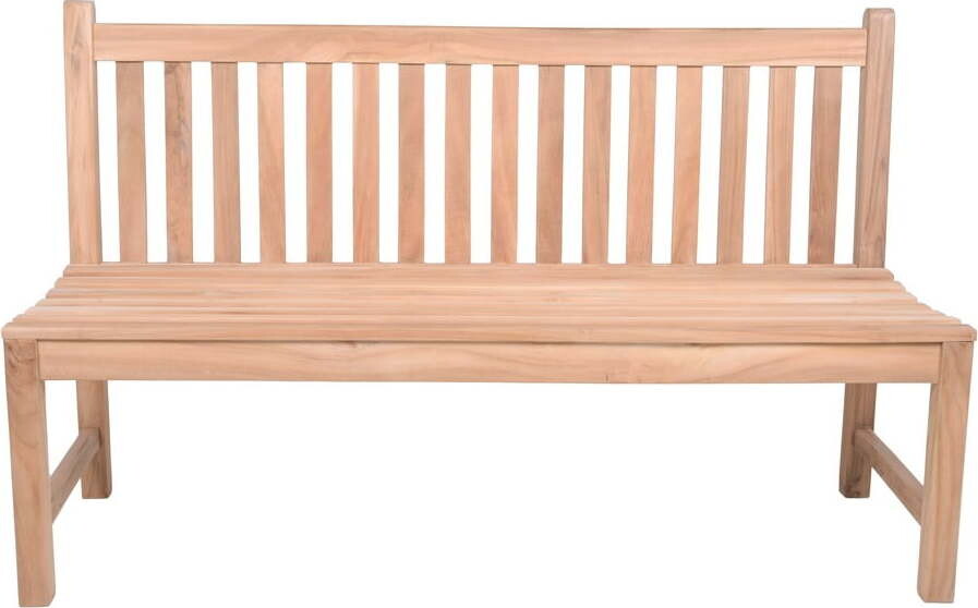 Dřevěná zahradní lavice v přírodní barvě Solo – Garden Pleasure