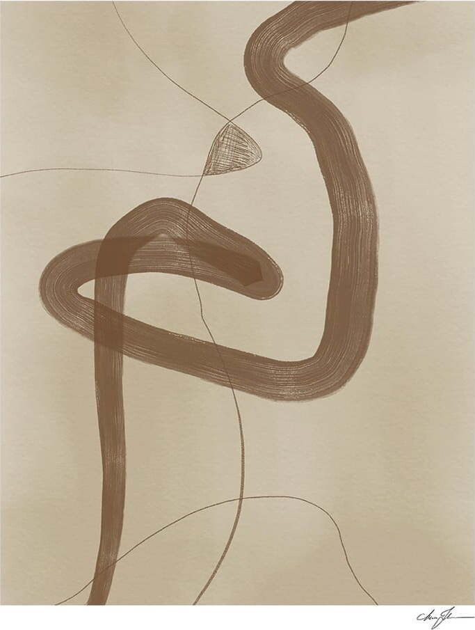 Plakát 70x100 cm Two ways – The Poster Club